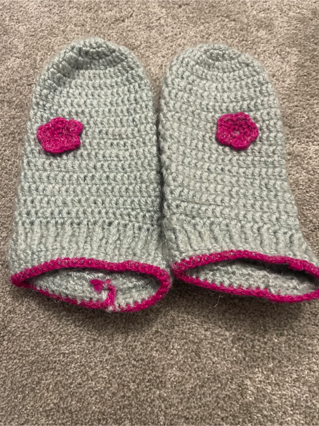 Handmade Knitted Slippers (Set of 4 Pairs) - photo 4