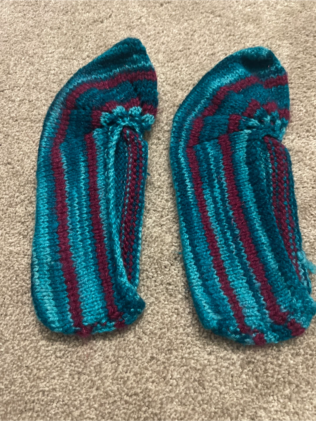Handmade Knitted Slippers (Set of 4 Pairs) - photo 2