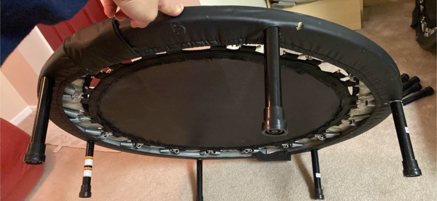 Black Fitness Trampoline - photo 2