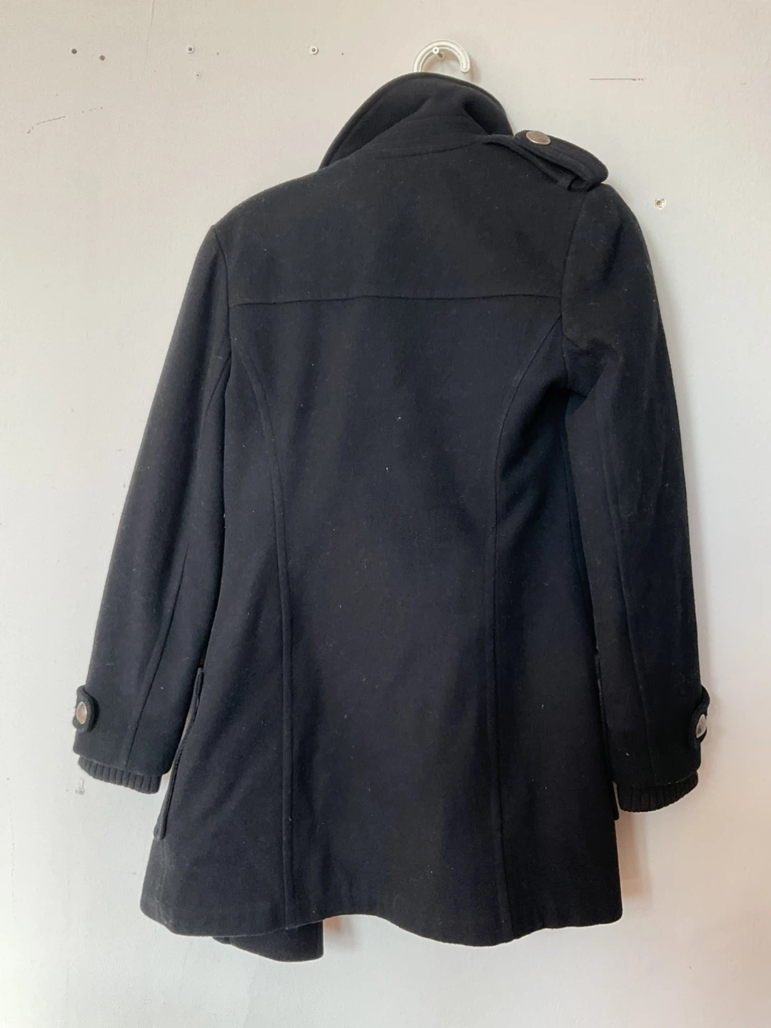Community Wool Blend Coat - Black, Size Small - photo 2
