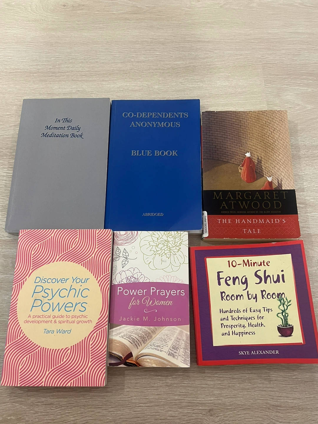Collection of 6 Books: Meditation, Self-Help, Etc