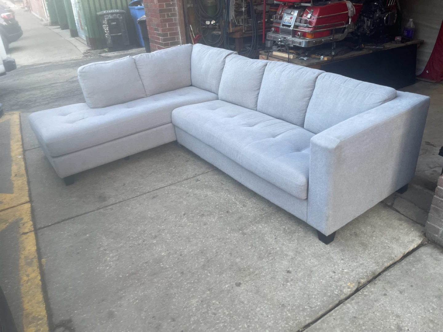 Light Gray Sectional Sofa