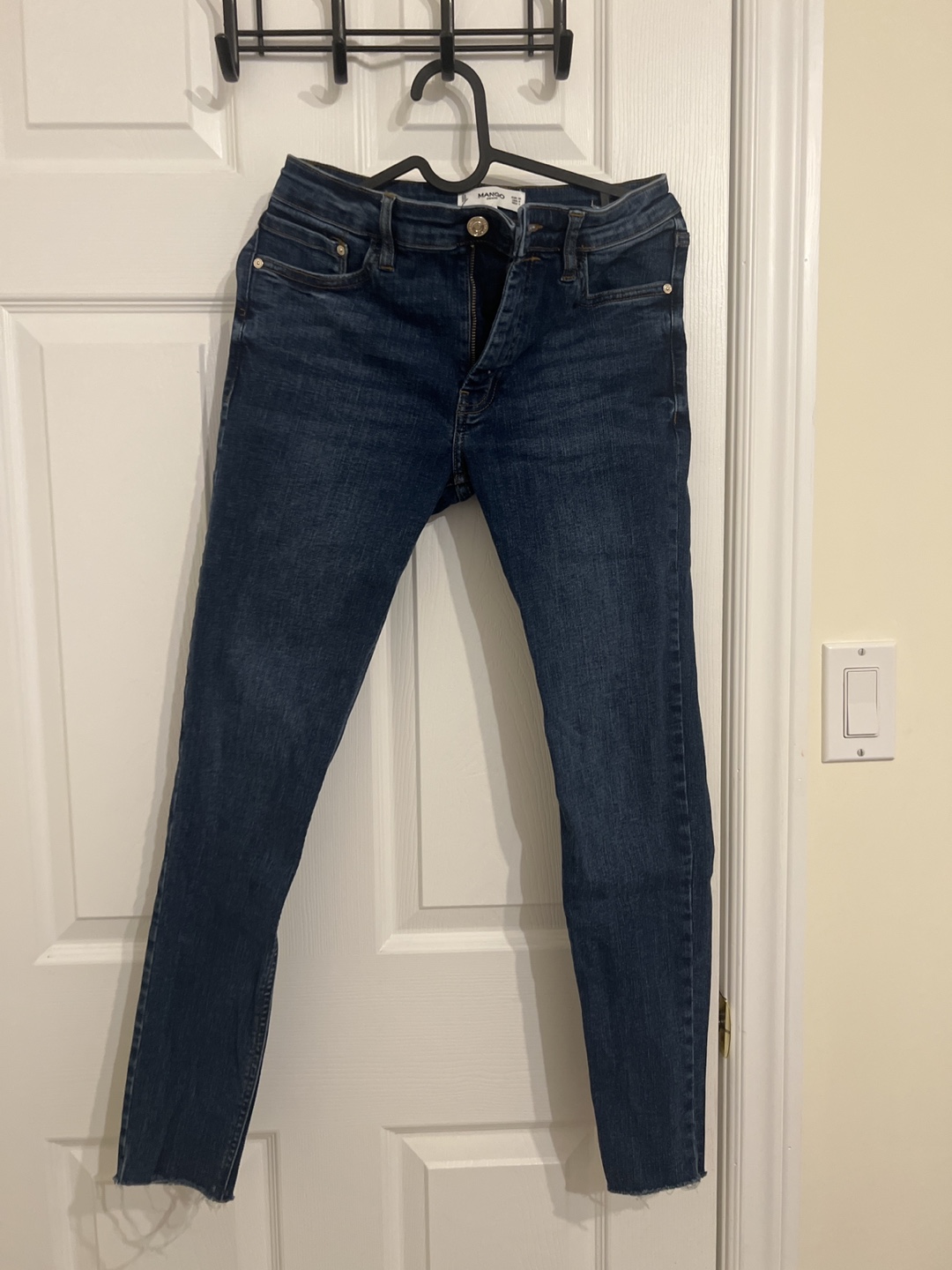 Mango Women's Blue Denim Jeans