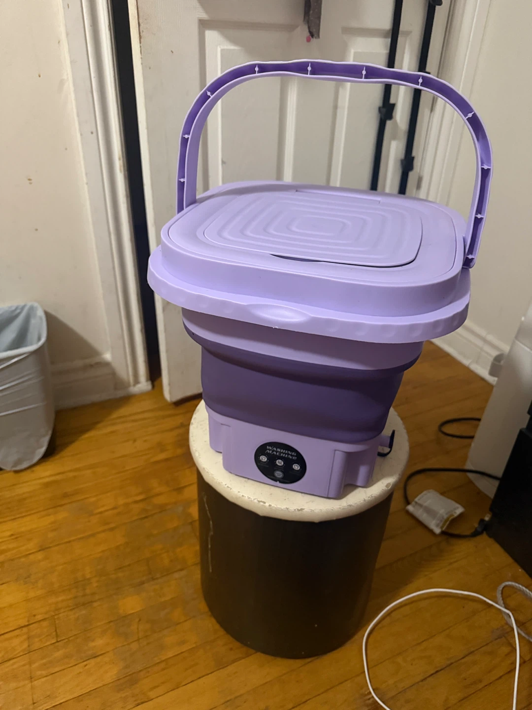Portable Folding Washing Machine - Purple - photo 5