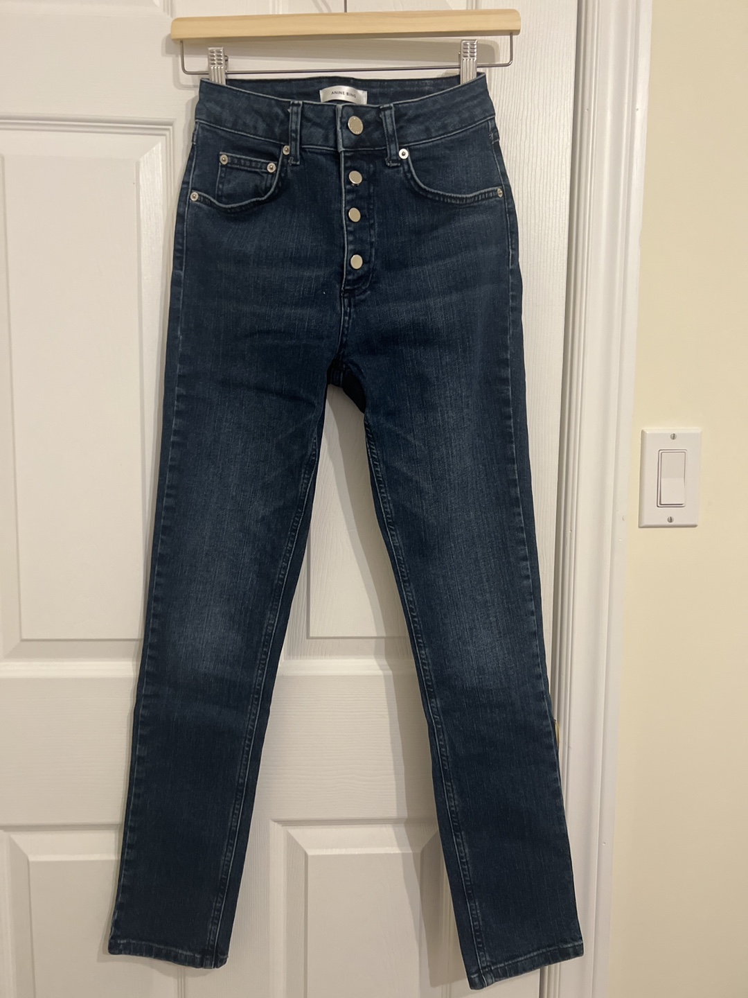Anime bing stylish high rise jeans