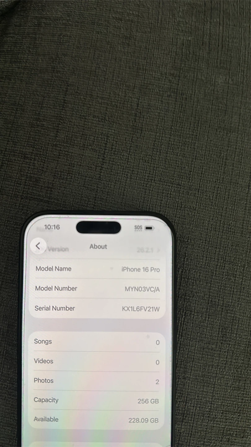 iPhone 16 Pro 256GB