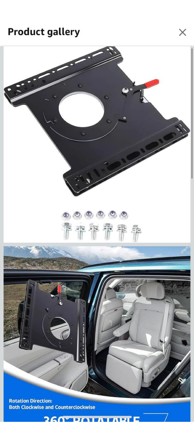 FTP004 360° Swivel Seat Base – Right Passenger Side - photo 3