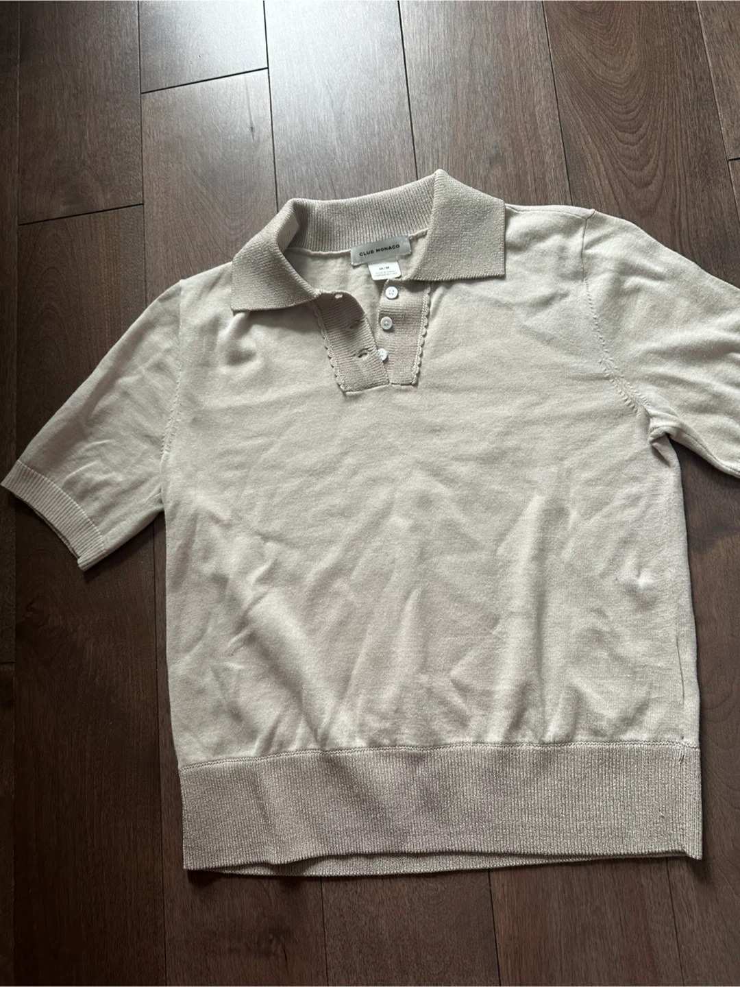 Club Monaco Short Sleeve Knit Polo Shirt - photo 2