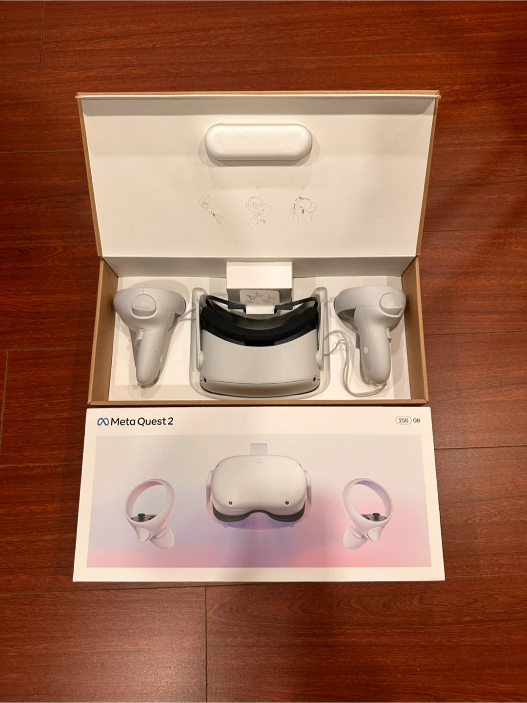 Meta Quest 2 VR Headset with Controllers! Like new!  (256 GB)