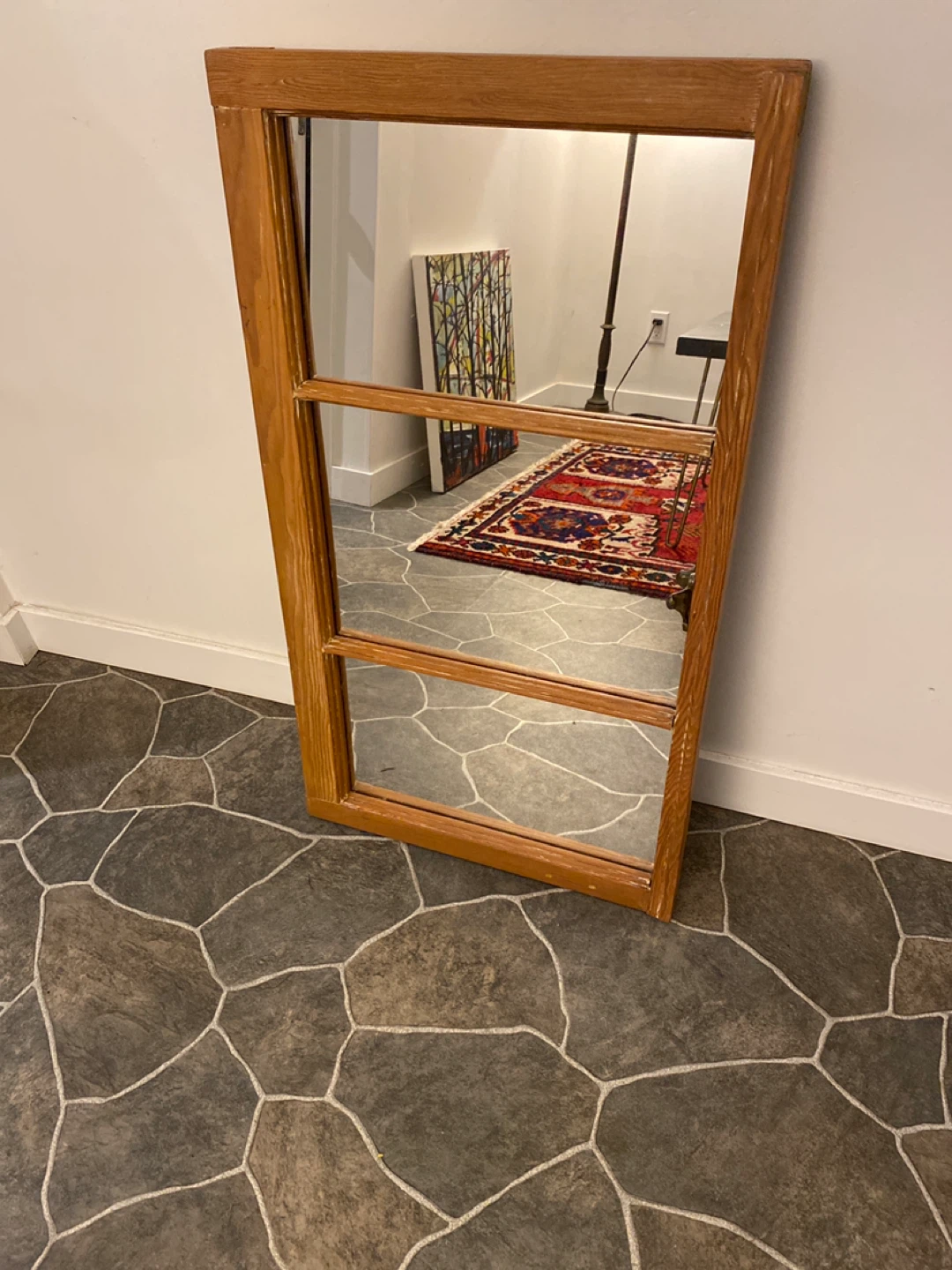 Wooden Framed Mirror
