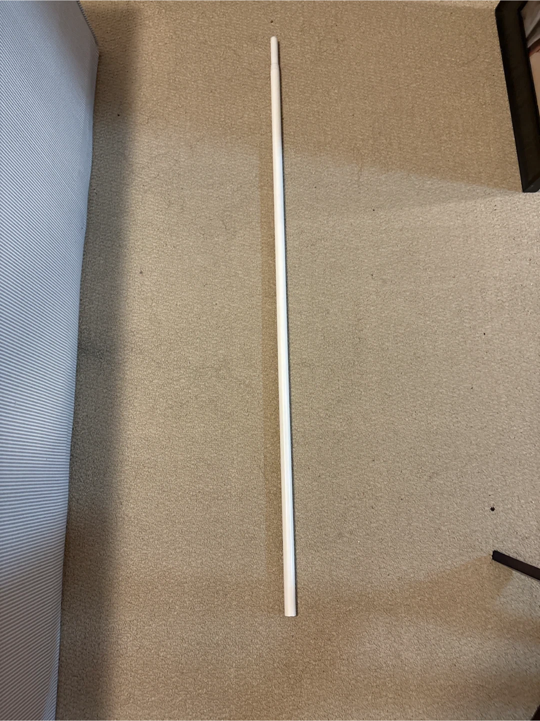 White Curtain Rod