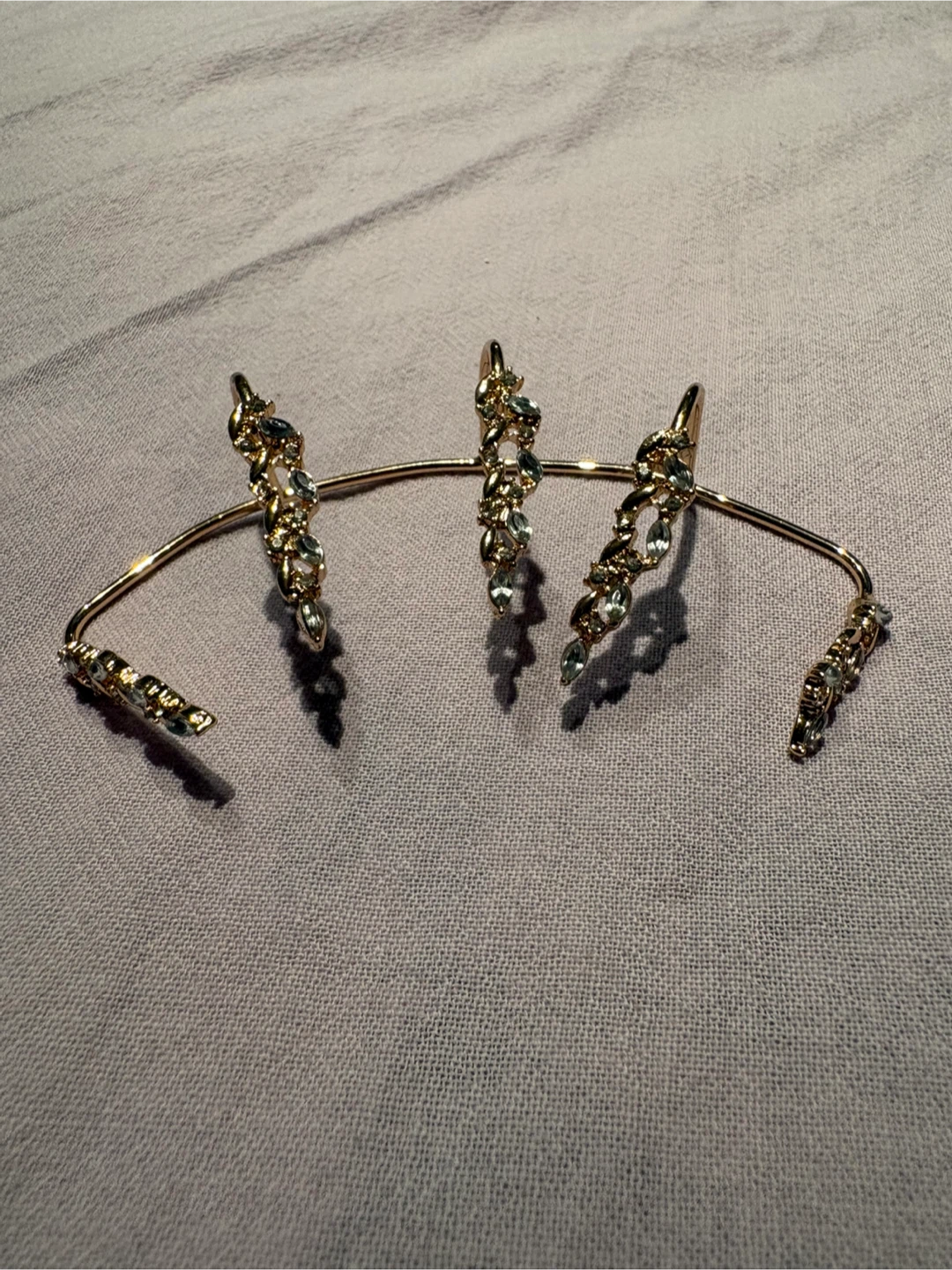 BN Gold Crystal Nail Ring - photo 4