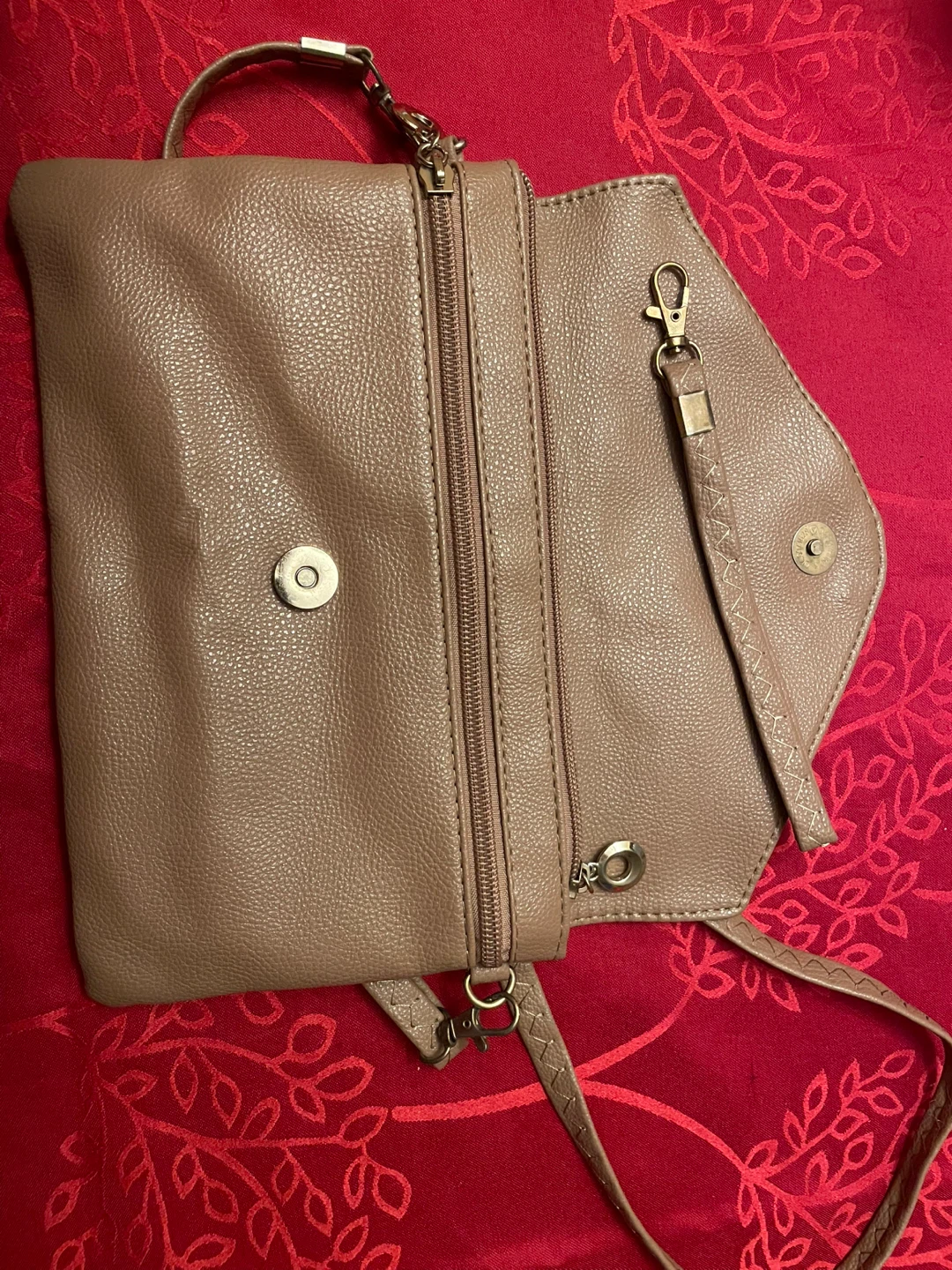 Michael Kors MK Clutch/Wallet Taupe Pebble Leather - photo 2