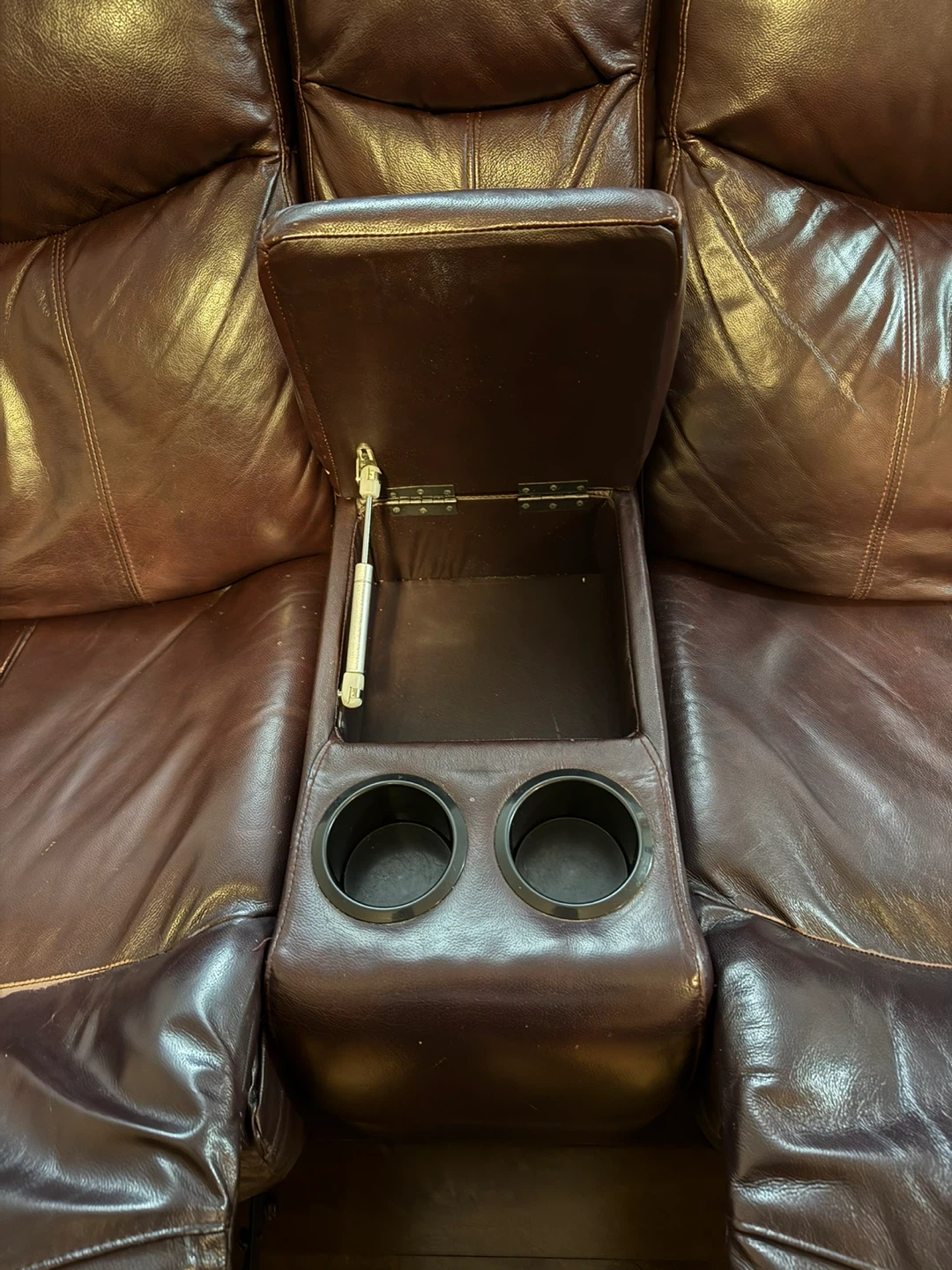 Leather Recliner Sofa - Moving Sale, Must Go - photo 3