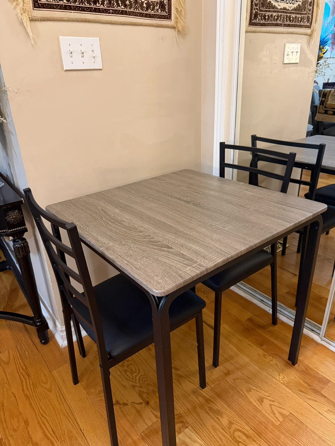 Brand new (never used) Dining Set with Square Table and Chairs - photo 2