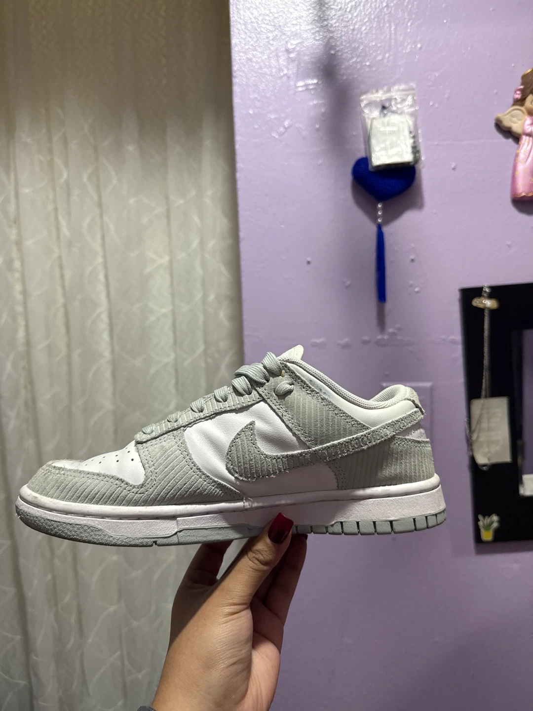 Nike Wmns Dunk Low 'Light Silver Corduroy
