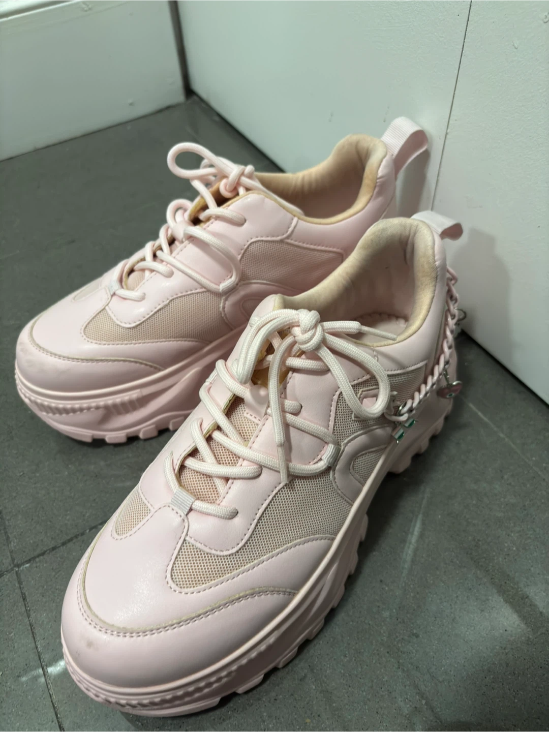 Pink Chunky Sneakers