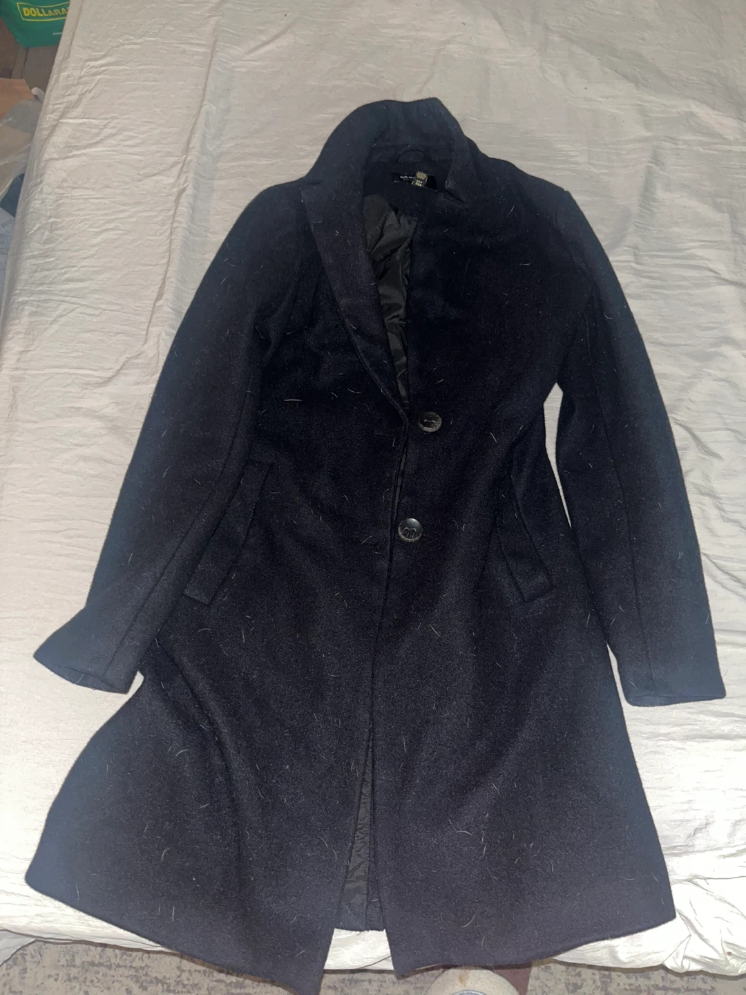 Needs cleaning - ONLY Women's Black Wool Blend Coat