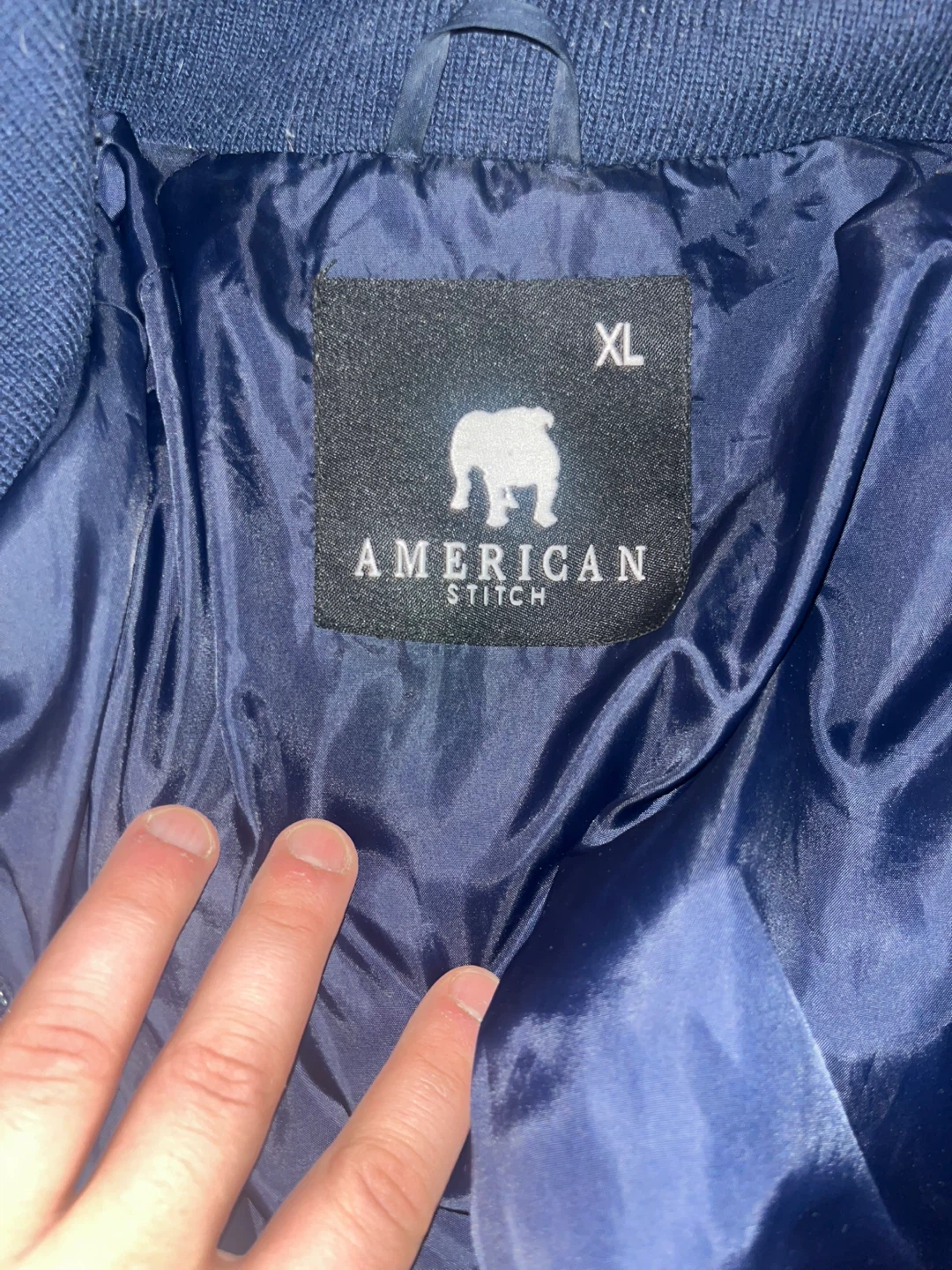 American Stitch Puffer Jacket Navy XL - photo 3