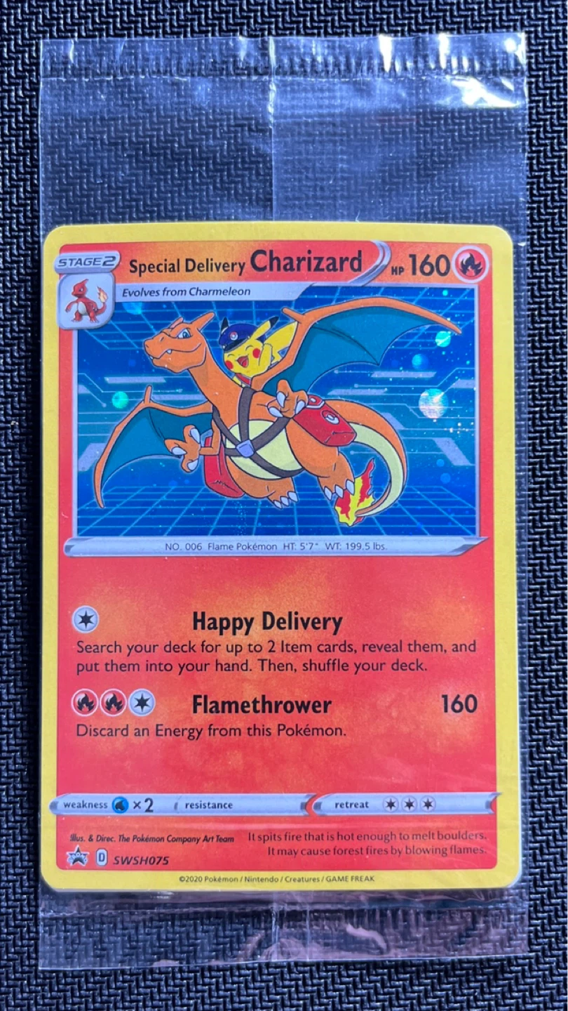 Special Delivery Charizard Promo Pokémon Card Sealed