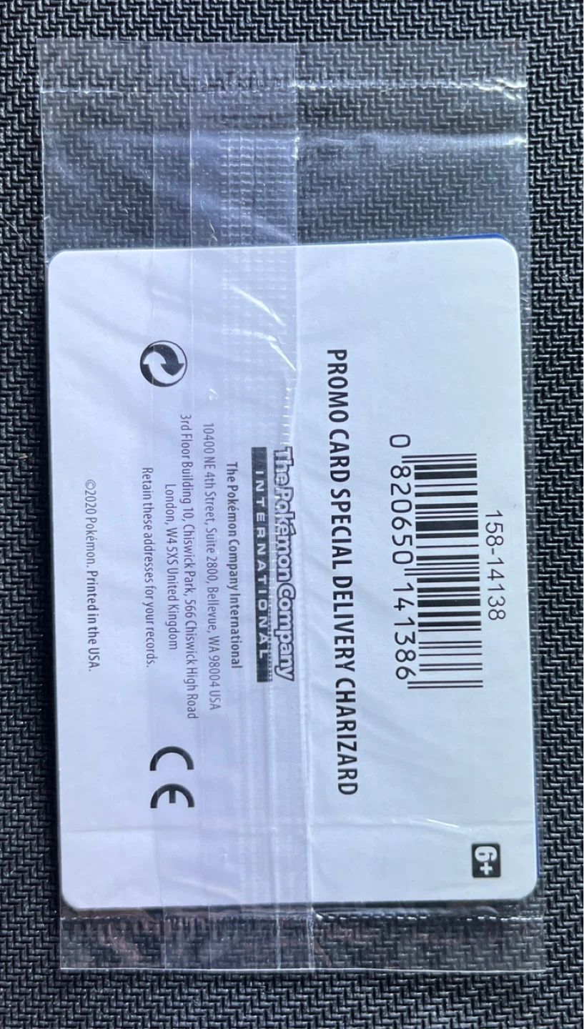 Special Delivery Charizard Promo Pokémon Card Sealed - photo 4
