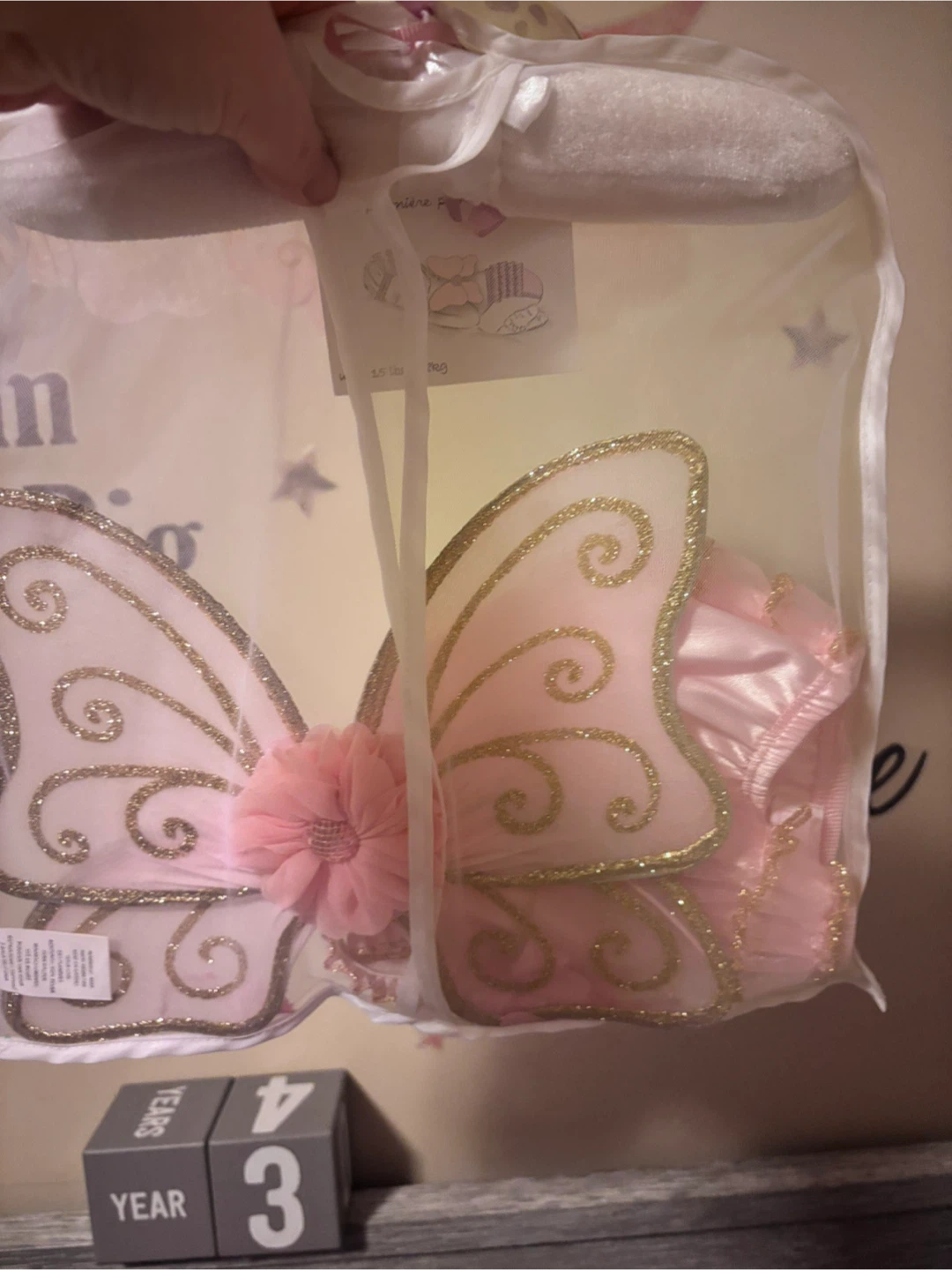 Baby Fairy Costume Set with Wings and Tutu - photo 3