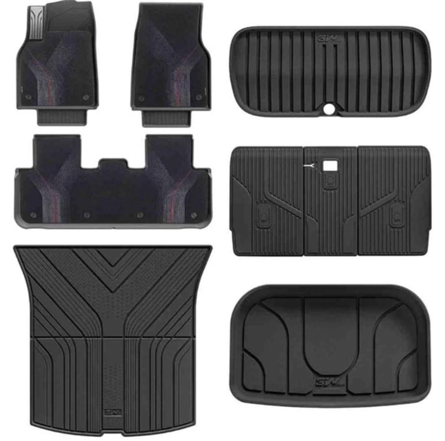 3W Star Trails Floor Mats for Tesla Model Y 2025-2026 - photo 2