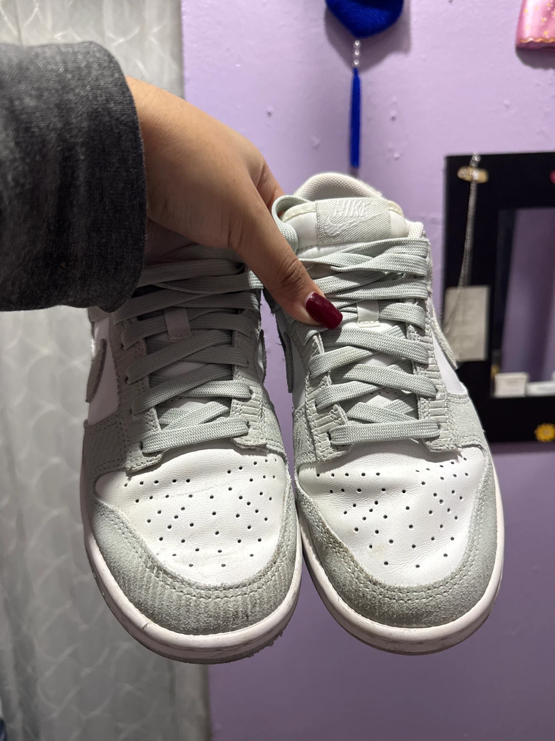 Nike Wmns Dunk Low 'Light Silver Corduroy - photo 2