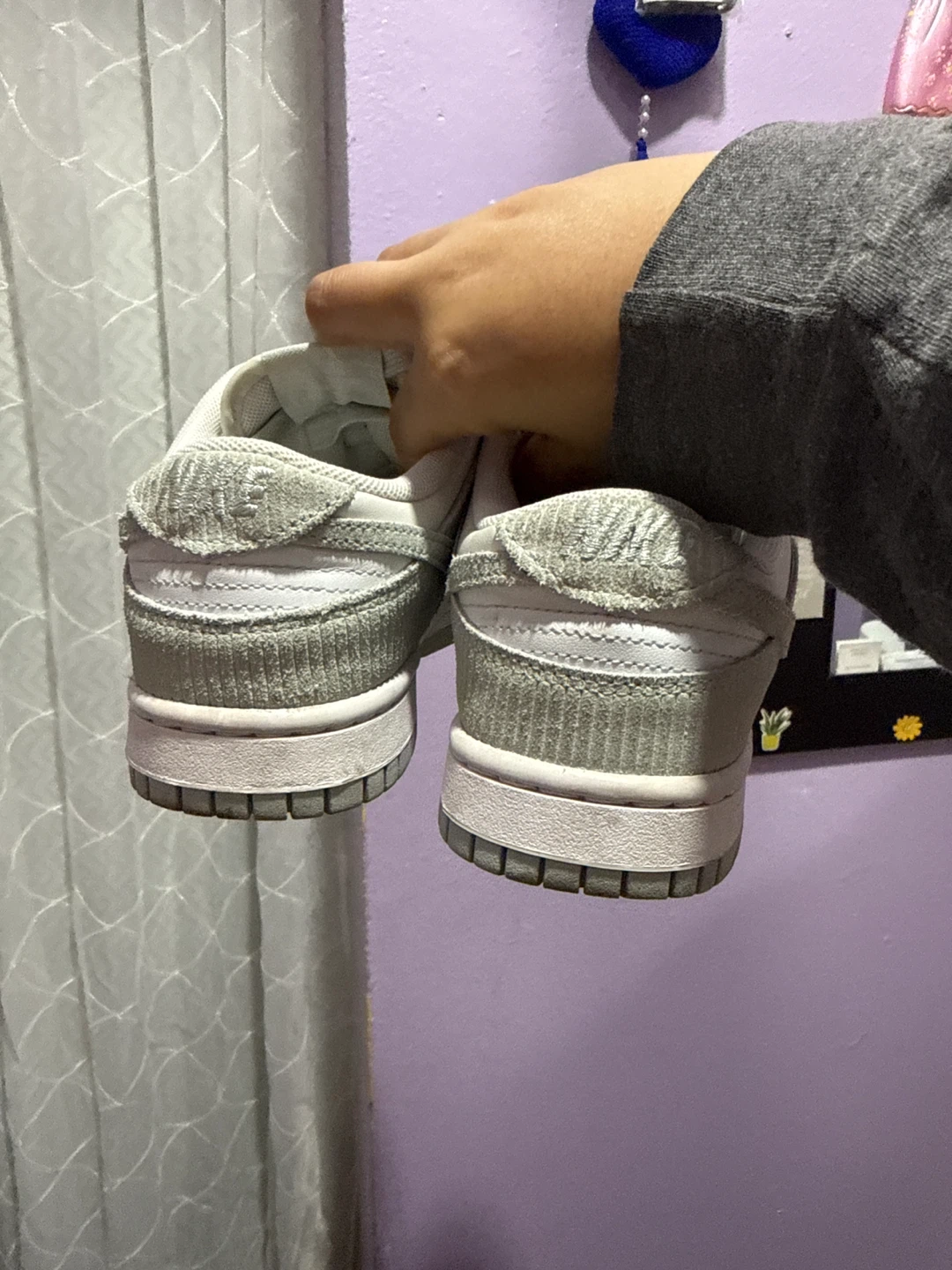 Nike Wmns Dunk Low 'Light Silver Corduroy - photo 4