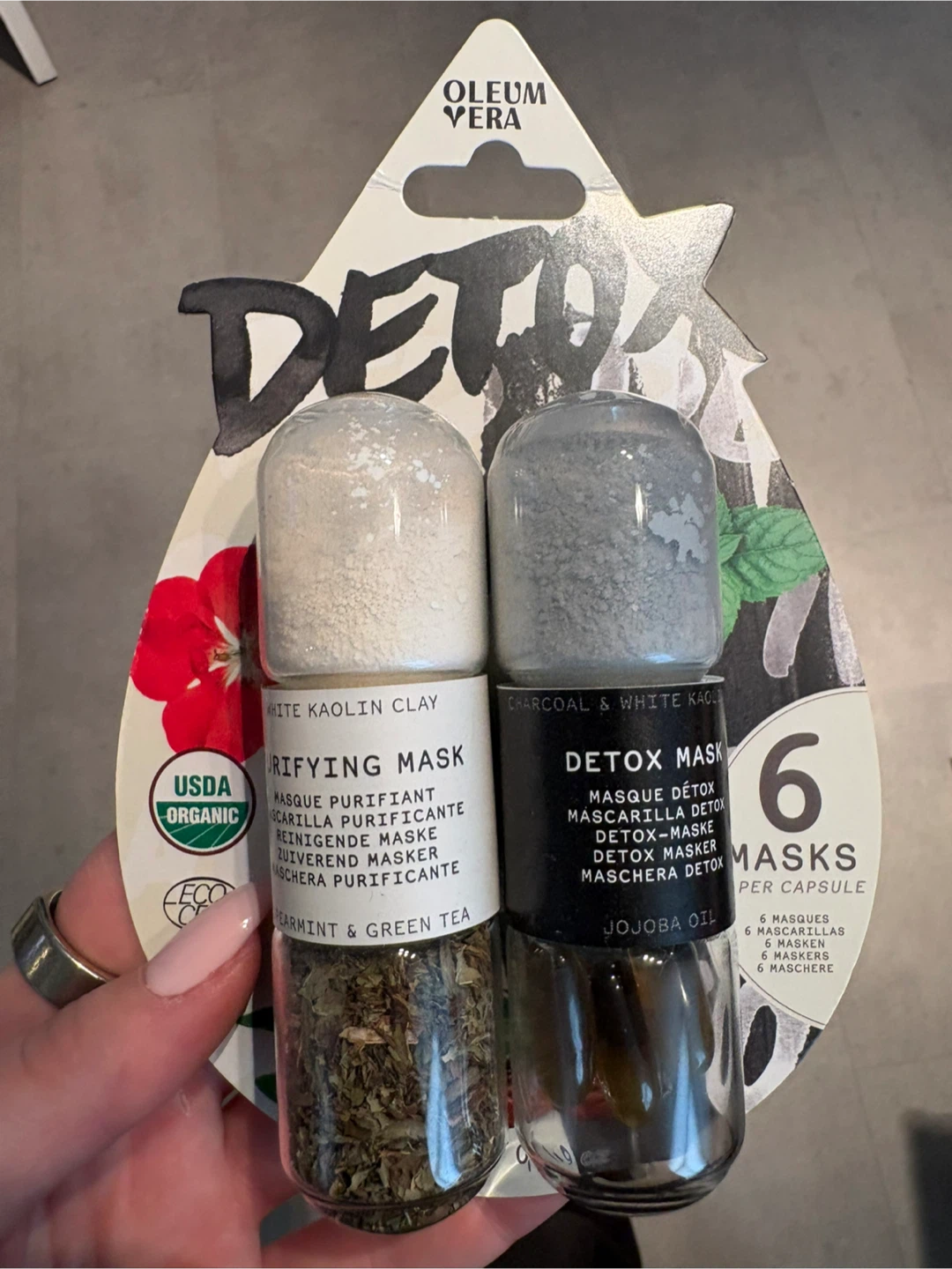 BNIB Oleum Vera Detox Face Masks