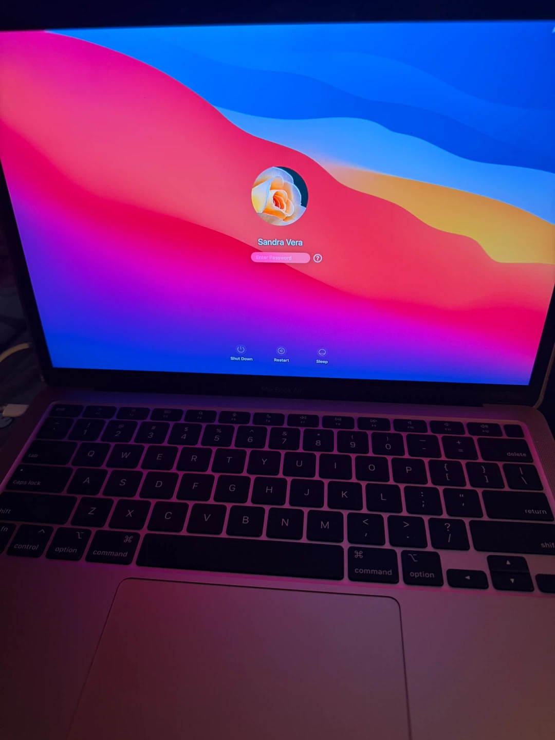 Gold MacBook Air Laptop