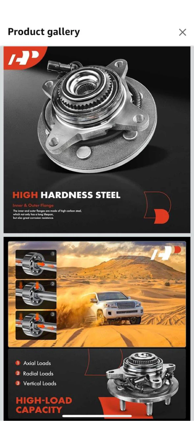 A-Premium Front Wheel Bearing & Hub Assembly… - photo 5