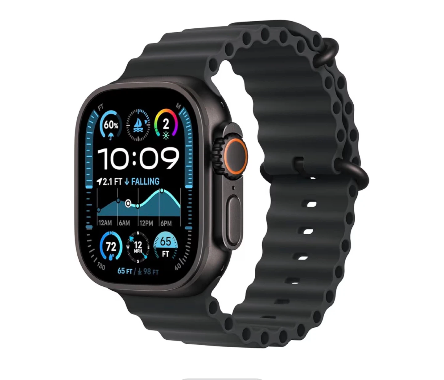 Apple Watch Ultra 2 (GPS + Cellular, 49MM) - Black Titanium