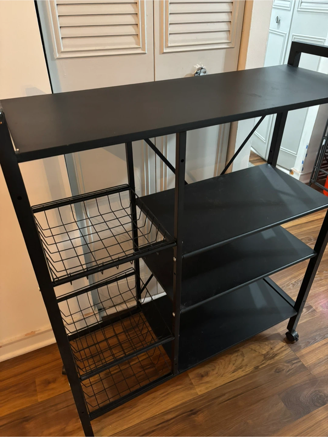 Black Metal Kitchen Baker's Rack Adjustable - photo 3