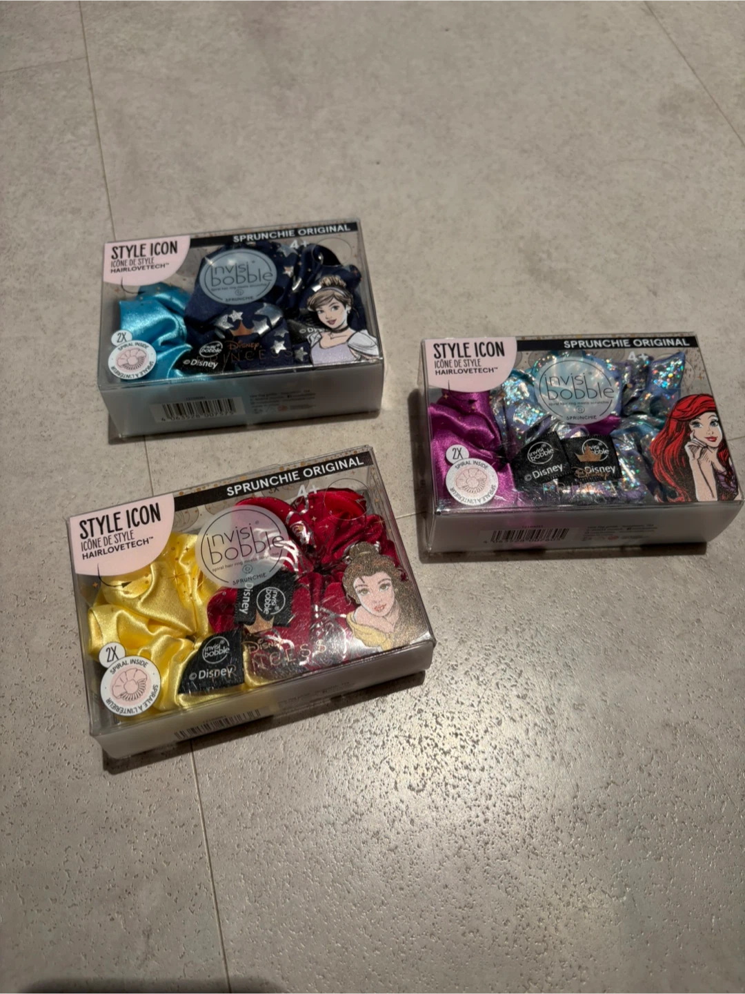 InvisiBobble Disney Princess Sprunchie Hair Ties