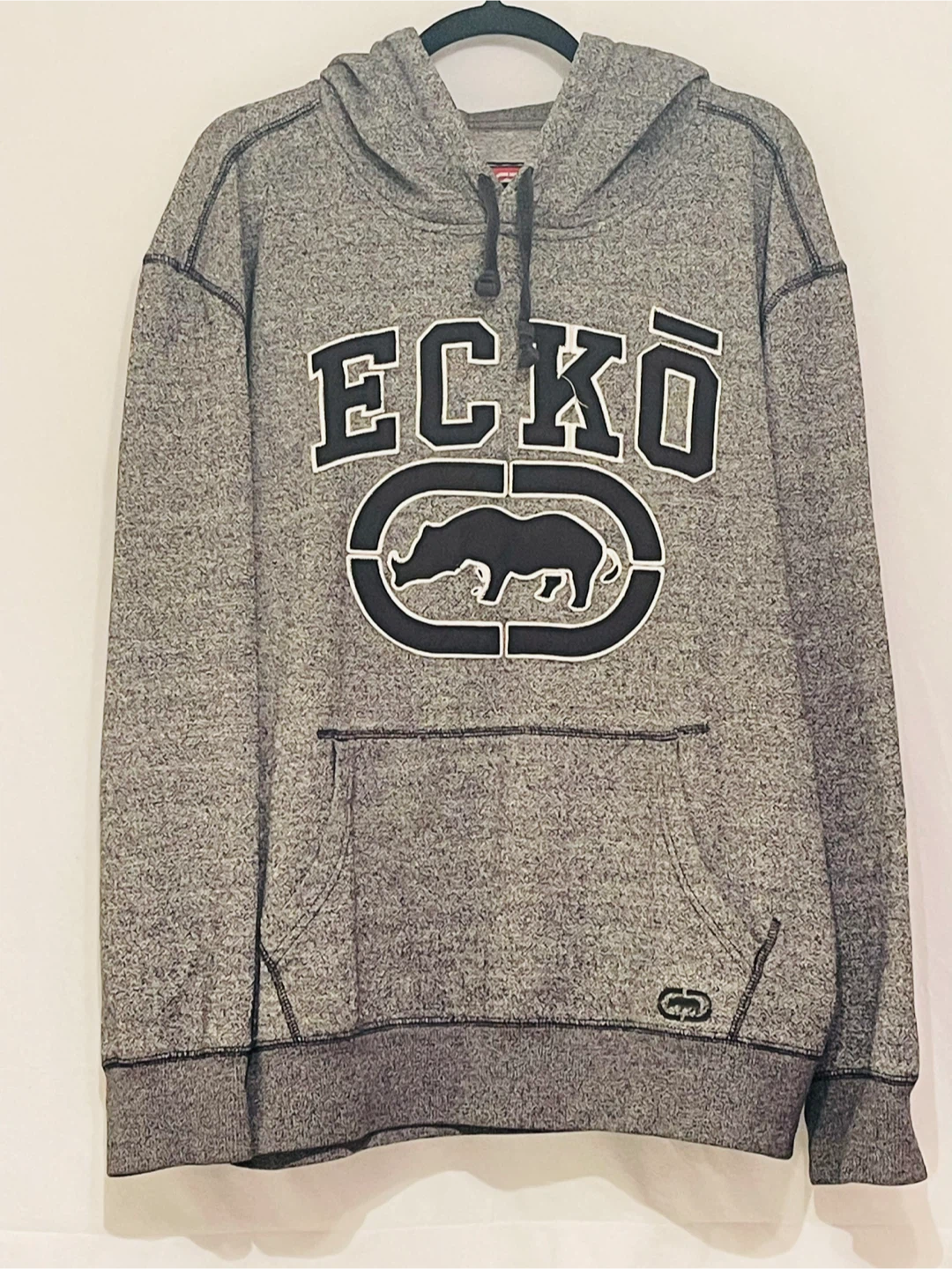 ECKO UNLTD Hoodie XL/TG Grey Polyester Blend