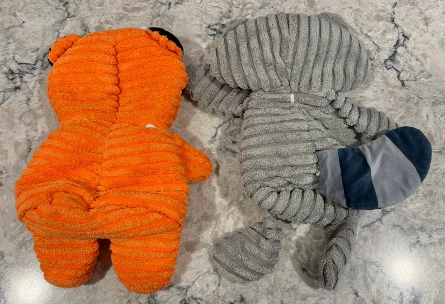 Plush Stuffing-less Animals Dog/Pet Toy - Tiger & Raccoon - photo 2