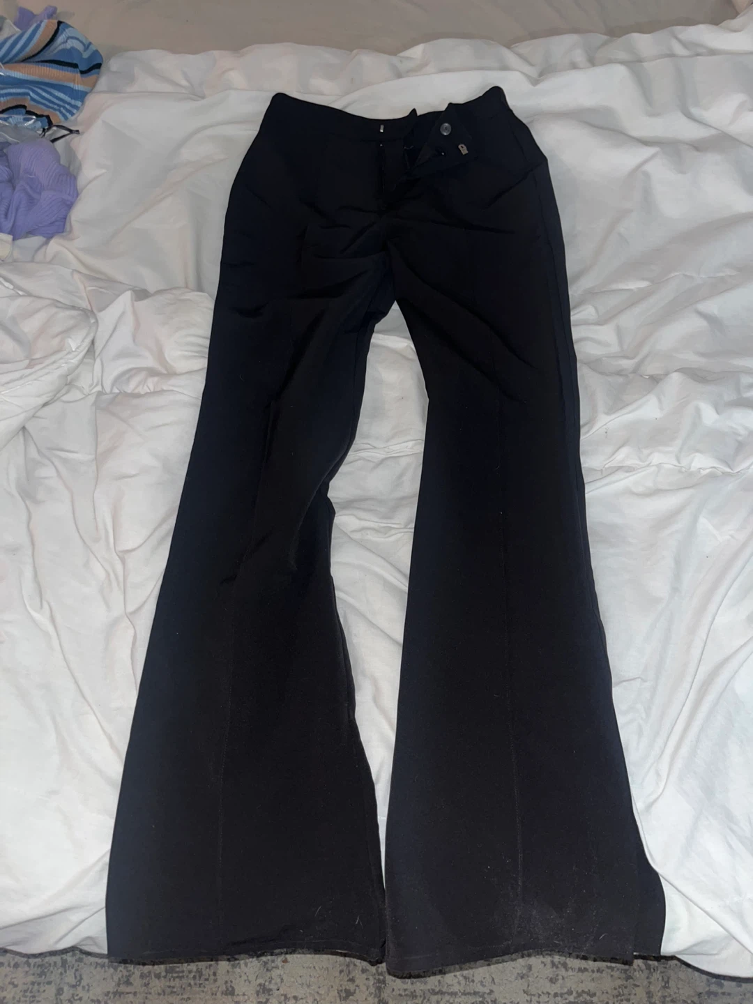 Shine Star Black Flare Pants Size Medium