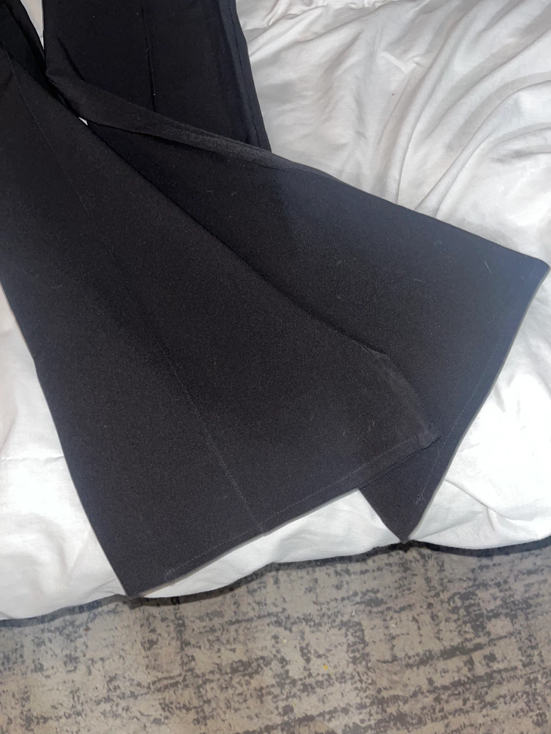 Shine Star Black Flare Pants Size Medium - photo 3