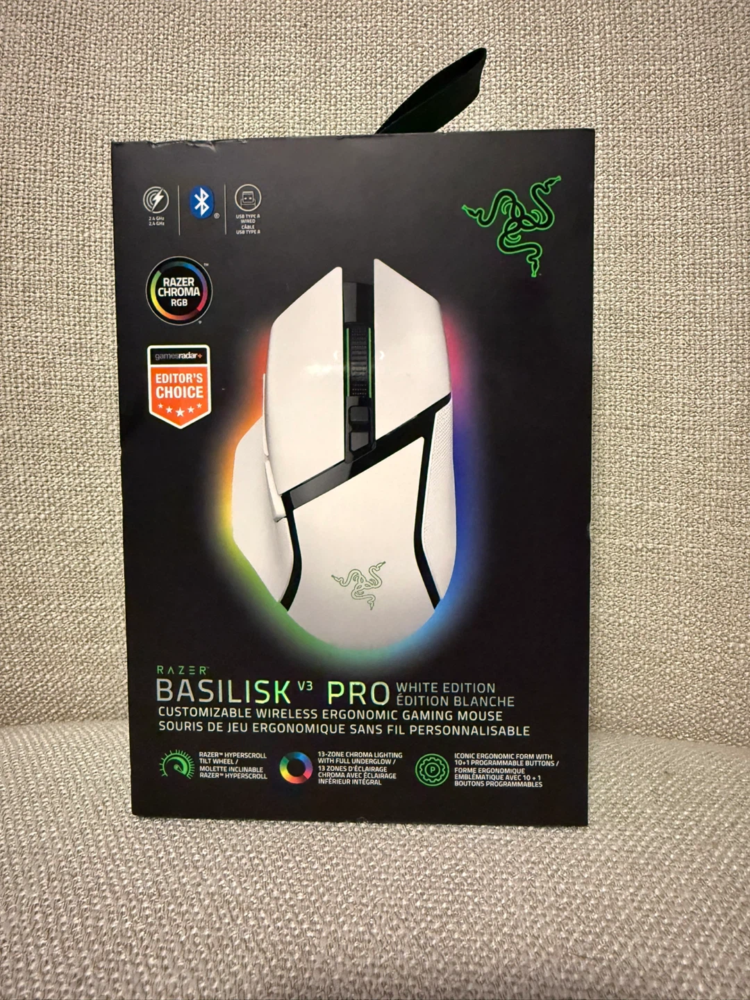 Razer Basilisk V3 Pro Wireless Gaming Mouse - BNIB