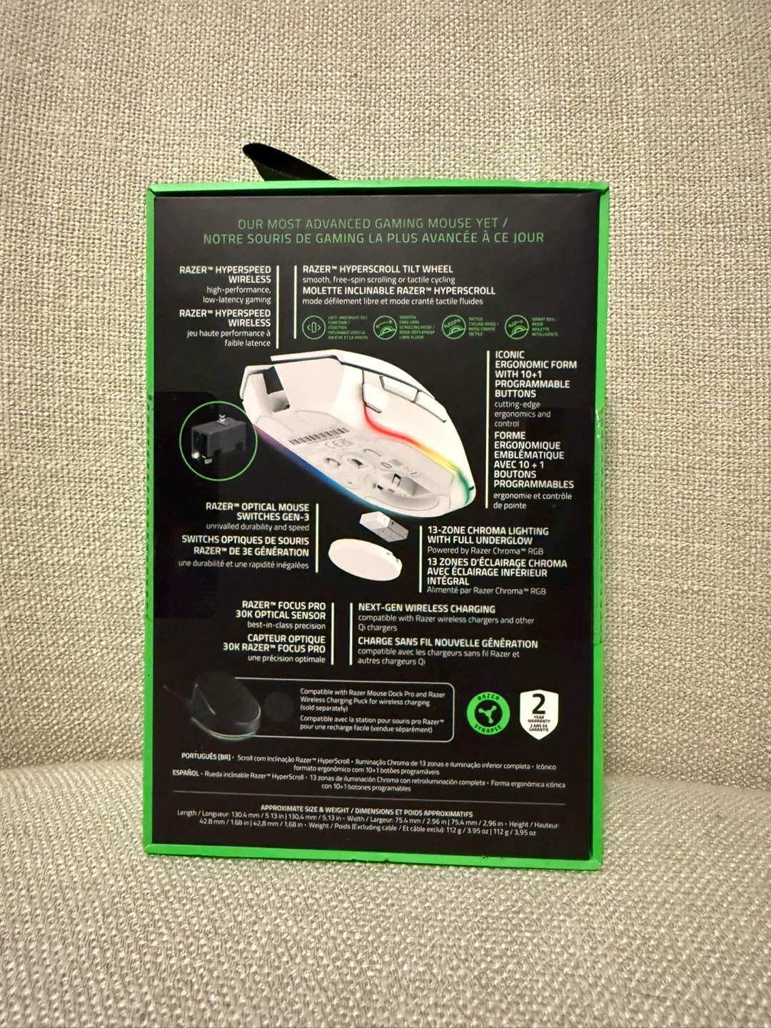Razer Basilisk V3 Pro Wireless Gaming Mouse - BNIB - photo 2