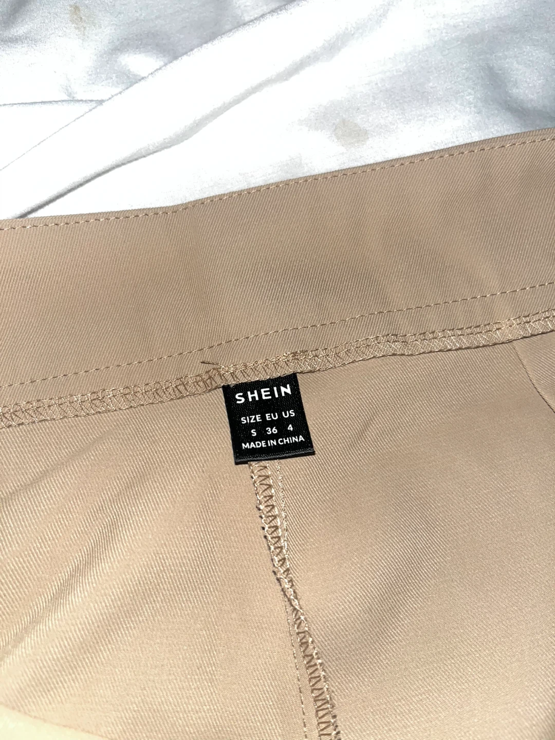 SHEIN Beige Wide Leg Trousers Size US 4 - photo 4