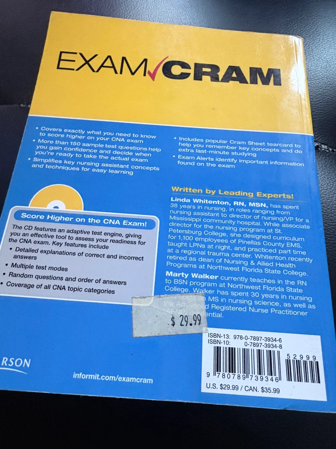 Exam Cram CNA Certified Nursing Assistant Textbook - photo 2