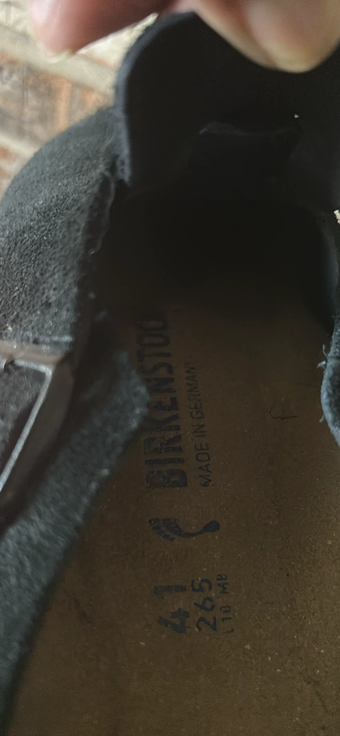 Birkenstock Black Suede Clogs - Size 41 - photo 5