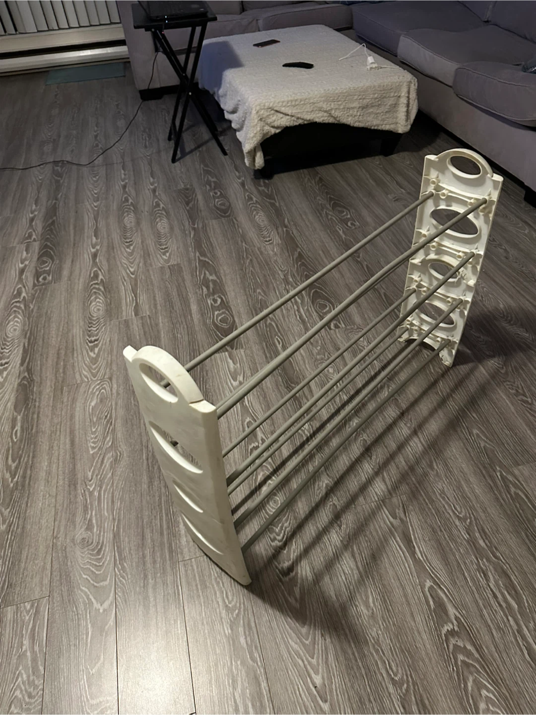 White 5-Tier Shoe Rack - photo 3