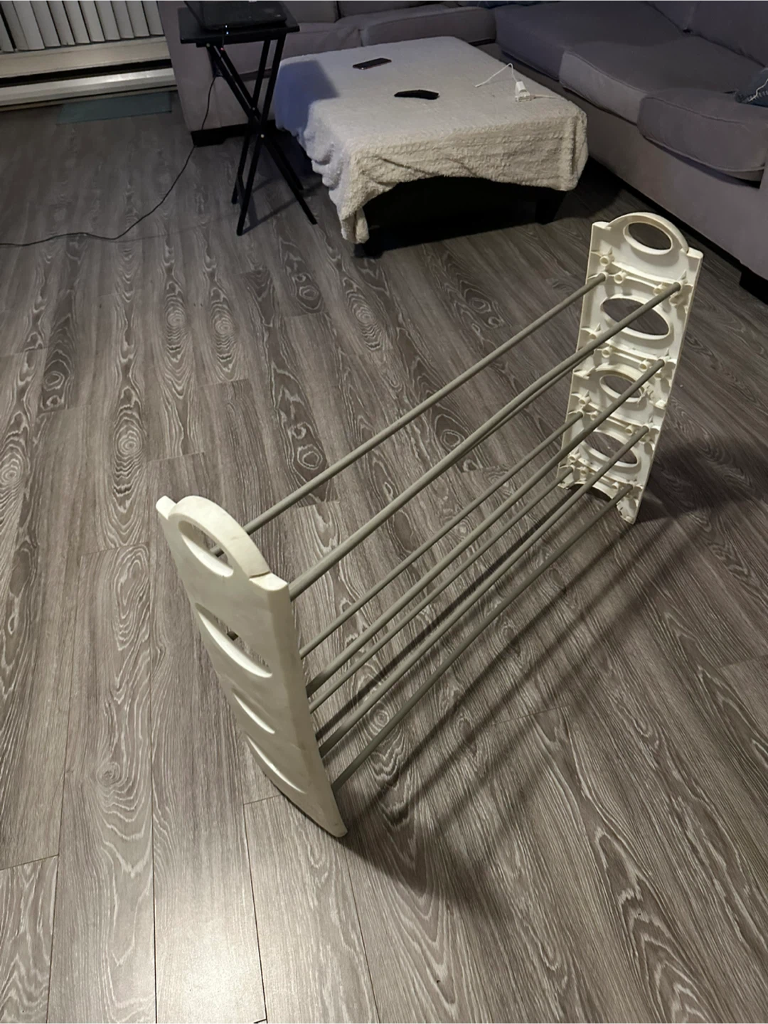 White 5-Tier Shoe Rack - photo 4
