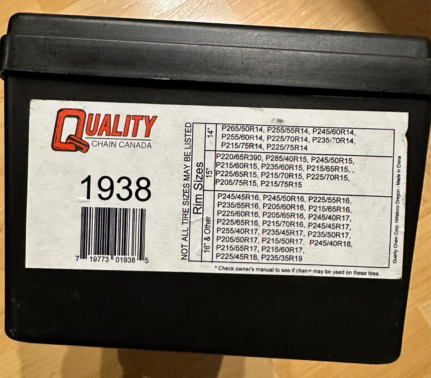 Quality Chain Canada Cable Link Tire Chains - photo 3