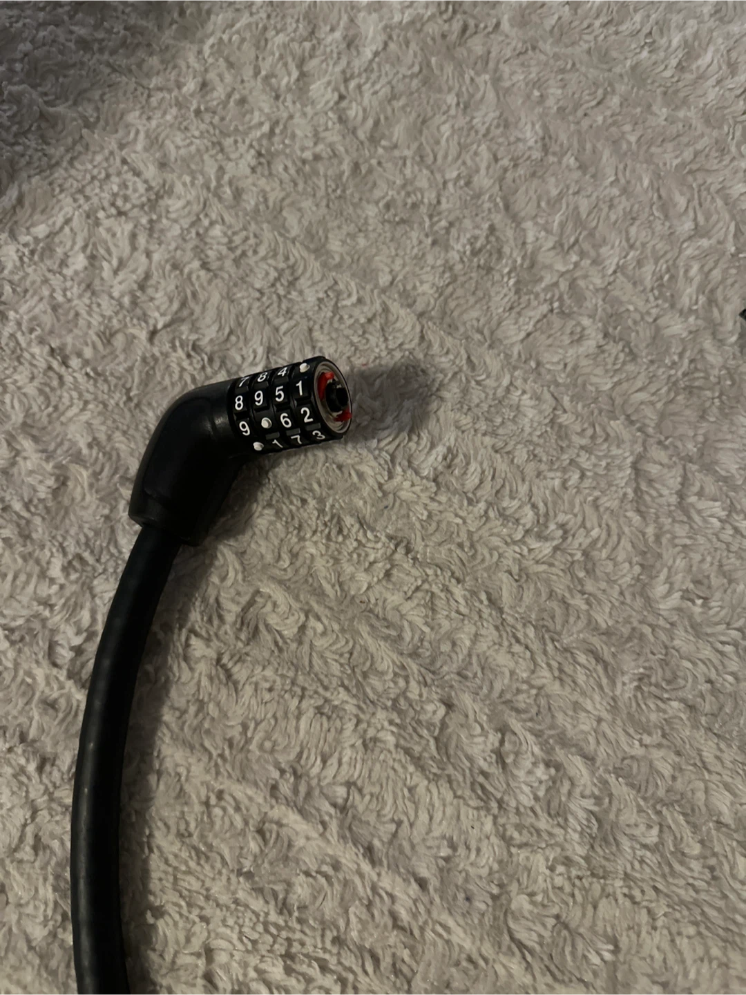 Black Combination Cable Lock - photo 2