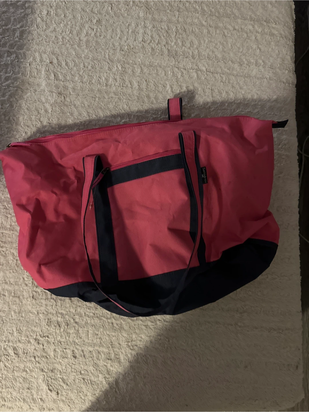 Samsonite Duffel Bag - Pink & Navy