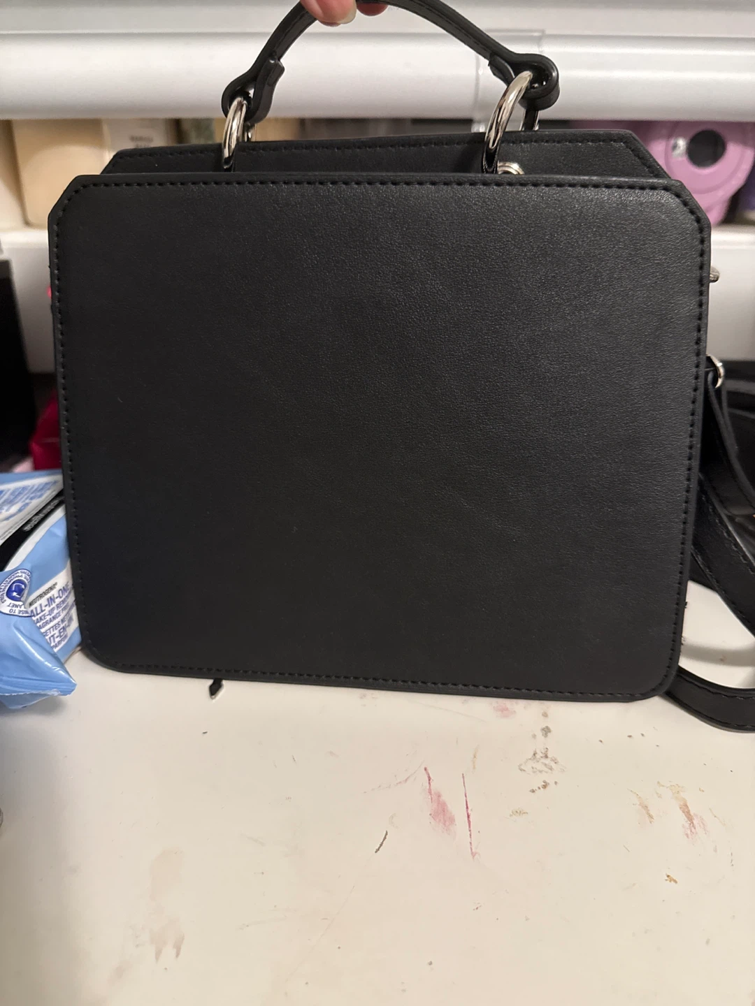 Steve Madden Black Faux Leather Handbag - photo 2